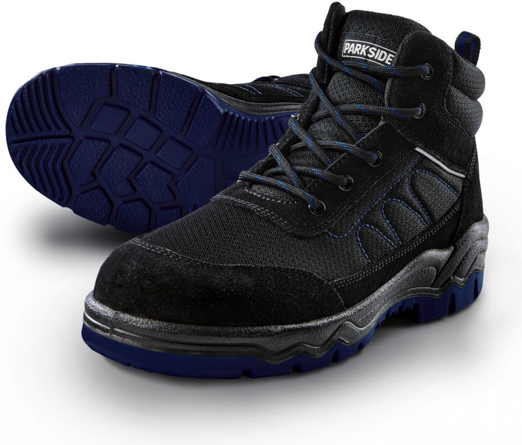 PARKSIDE 100358763 S3 bezpečnostná obuv čierna/modrá