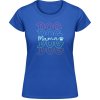 Dámske Tričko Gildan - Farebný nápis DOG Mama - Royal Blue - XL - Dámske Dámske Tričko Gildan - Farebný nápis DOG Mama - Royal Blue - XL - Dámske