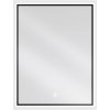 Mexen Erma, LED kúpeľňové zrkadlo s podsvietením a čiernym rámom 60x80 cm, 6000K, ochrana proti zahmlievaniu, 9814-060-080-611-70 Mexen Erma, LED kúpeľňové zrkadlo s podsvietením a čiernym rámom 60x80 cm, 6000K, ochrana proti zahmlievaniu, 9814-060-080-611-70