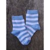 Babarik Dojčenské bambusové ponožky modrá/biela