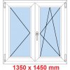Soft Dvojkrídlové plastové okno 135x145 cm, O+OS Soft Dvojkrídlové plastové okno 135x145 cm, O+OS