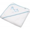 Detská froté osuška s výšivkou a kapuckou New Baby 80x80 biela medveď Detská froté osuška s výšivkou a kapuckou New Baby 80x80 biela medveď
