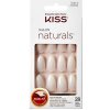 Kiss Prírodné nechty vhodné na lakovanie 70910 Naturals Nails 28 ks