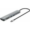 Manhattan 190442 Kabelová dokovací stanice USB 3.2 Gen 1 (3.1 Gen 1) Type-C Šedá Manhattan 190442 Kabelová dokovací stanice USB 3.2 Gen 1 (3.1 Gen 1) Type-C Šedá
