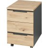 Szynaka Kancelársky kontajner Brego 17 45 cm so zásuvkami grafit/dub Artisan Szynaka Kancelársky kontajner Brego 17 45 cm so zásuvkami grafit/dub Artisan