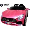 R-Sport Elektrické autíčko B3 88x59x40cm vstup USB MP3 DO 2.4 GHz Lakované metalíza Ružová