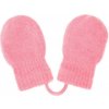 New Baby Detské zimné rukavičky svetlo Ružová