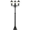 Stĺpové osvetlenie Lalumi Carleen IP44 3xE27 60 W čierne 200 cm Stĺpové osvetlenie Lalumi Carleen IP44 3xE27 60 W čierne 200 cm