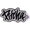 PITCHA kovový odznak LOGO white PITCHA kovový odznak LOGO white