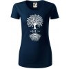 Narodeninový strom 60 - Dámske tričko z organickej bavlny Origin (GOTS) - L ( Tmavomodrá (takmer čierna) ) Narodeninový strom 60 - Dámske tričko z organickej bavlny Origin (GOTS) - L ( Tmavomodrá (takmer čierna) )