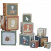 Little Dutch Forest Friends Stacking Blocks kocky 18 m+ Blue 10 ks Little Dutch Forest Friends Stacking Blocks kocky 18 m+ Blue 10 ks