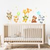Plotbase s.r.o. Nálepky na stenu päť zvieratiek| rozmery 120 x 30 cm