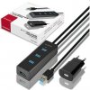 AXAGON HUE-S2BP, 4x USB 3.0 CHARGING hub, vč. AC adaptéru, kabel USB-A 1.2m AXAGON HUE-S2BP, 4x USB 3.0 CHARGING hub, vč. AC adaptéru, kabel USB-A 1.2m