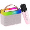 LAMAX KaraokeKid1, bluetooth reproduktor a mikrofón, ružový LAMAX KaraokeKid1, bluetooth reproduktor a mikrofón, ružový