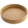 Bambusový okrúhly podnos Florina 35 cm Bambusový okrúhly podnos Florina 35 cm