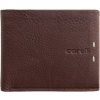 Pánska hnedá kožená peňaženka Giorgio Carelli s RFID ochranou, 11 × 9 cm Pánska hnedá kožená peňaženka Giorgio Carelli s RFID ochranou, 11 × 9 cm