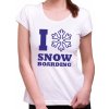 Fajntričko Dámske tričko I snowboarding Fajntričko Dámske tričko I snowboarding