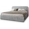 Wilsondo Čalúnená manželská posteľ s úložným priestorom Benira K 140x200 - svetlosivá Wilsondo Čalúnená manželská posteľ s úložným priestorom Benira K 140x200 - svetlosivá