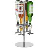 Bar@drinkstuff Otočný stojan na 4 fľaše Bar@drinkstuff Otočný stojan na 4 fľaše