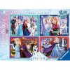 RAVENSBURGER Puzzle Disney: Ľadové kráľovstvo 4x100 dielikov RAVENSBURGER Puzzle Disney: Ľadové kráľovstvo 4x100 dielikov