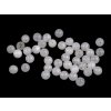 Achát biely matný, minerálne korálky Ø4 mm - achát biely (88 ks) Achát biely matný, minerálne korálky Ø4 mm - achát biely (88 ks)