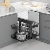 Starax S-3171-A Corner 550mm antracit P-Ľ rohový kôš Starax S-3171-A Corner 550mm antracit P-Ľ rohový kôš