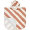 LÄSSIG SPLASH poncho LÄSSIG Beach Poncho stripes clay/sea salt LÄSSIG SPLASH poncho LÄSSIG Beach Poncho stripes clay/sea salt