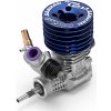 OS MAX R21 V2 samotný motor stříbrná verze s modrou hlavou