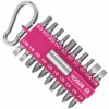 BOSCH Sada 21 skrutkovacích nástavcov s karabínou, (fuchsiová) 2607002821 BOSCH Sada 21 skrutkovacích nástavcov s karabínou, (fuchsiová) 2607002821