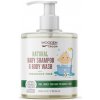 WoodenSpoon Dětský sprchový gel a šampon na vlasy 2v1 bez parfumace 300 ml