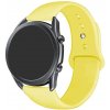 eses Základný silikónový náhradný remienok pre smart hodinky 20 mm Farba: žltá