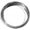 Bižutérny drôt 0,8mm 6m - postriebrený Bižutérny drôt 0,8mm 6m - postriebrený