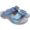 Jasmína, dámske zdravotné ortopedické šľapky modré, lesklé Jasmína, dámske zdravotné ortopedické šľapky modré, lesklé