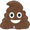 Grabo Nafukovací balónek emoji duhový Poo 51 cm
