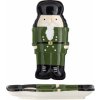 Bloomingville Servírovací tanier z kameniny Feast Nutcracker Green Bloomingville Servírovací tanier z kameniny Feast Nutcracker Green