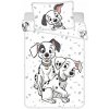 Biele bavlnené detské obliečky do postieľky 100x135 cm 101 Dalmatians – Jerry Fabrics Biele bavlnené detské obliečky do postieľky 100x135 cm 101 Dalmatians – Jerry Fabrics