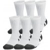 Vysoké funkčné ponožky Under Armour PERF TECH CREW (6 PAIRS) 1386242-101 - L Vysoké funkčné ponožky Under Armour PERF TECH CREW (6 PAIRS) 1386242-101 - L