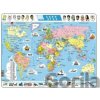 Puzzle Svět politická mapa 107 dílků - Larsen Puzzle Svět politická mapa 107 dílků - Larsen
