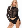 Čierny leopardí sexi top F289 Čierny leopardí sexi top F289