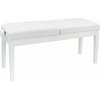 Pianonova HY-PJ022 Dvojitá klavírna stolička White Matt Pianonova HY-PJ022 Dvojitá klavírna stolička White Matt