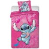 Posteľná obliečka Stitch Ružová 140x200/70x90 – Disney Posteľná obliečka Stitch Ružová 140x200/70x90 – Disney