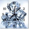 Nástenné sklenené hodiny Ľad 30x30 cm Nástenné sklenené hodiny Ľad 30x30 cm