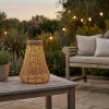 Solárny lampáš MONDEX SOKKE NATURE 13 × 27 × 33/45 cm prírodný Solárny lampáš MONDEX SOKKE NATURE 13 × 27 × 33/45 cm prírodný