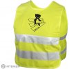 Kellys Starlight TRAFFIC detská vesta, reflexná žltá XS Kellys Starlight TRAFFIC detská vesta, reflexná žltá XS