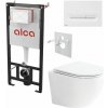Alcadrain Set modulu do sádrokartonu, WC Urban Vort, sedátka a tlačítka bílá mat M1876 1 set Alcadrain Set modulu do sádrokartonu, WC Urban Vort, sedátka a tlačítka bílá mat M1876 1 set