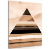 Obraz abstraktné tvary pyramída Obraz abstraktné tvary pyramída