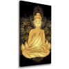 Vertikálny foto obraz na plátne Buddha a mandala 50x100 cm Vertikálny foto obraz na plátne Buddha a mandala 50x100 cm