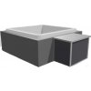 Aseko Pool Technology Box Alu - Whirlpool, v antracitovej farbe - bez technológie, prázdny Aseko Pool Technology Box Alu - Whirlpool, v antracitovej farbe - bez technológie, prázdny