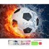 Diamantové maľovanie Futbalová lopta 30X40cm Diamantové maľovanie Futbalová lopta 30X40cm