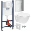 Grohe Set modulu do sadrokartónu, EBS WC Diana New, WC doska a tlačidlo, chróm Grohe Set modulu do sadrokartónu, EBS WC Diana New, WC doska a tlačidlo, chróm